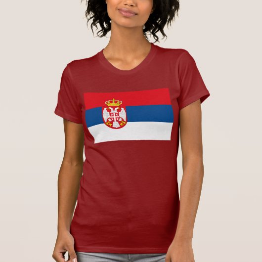 Servische vlag T-shirt (Voorkant)