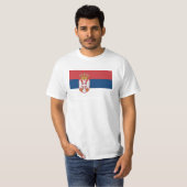 Servische vlag t-shirt (Voorkant volledig)