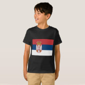 Servische vlag t-shirt (Voorkant volledig)