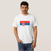 Servische vlag t-shirt (Voorkant volledig)