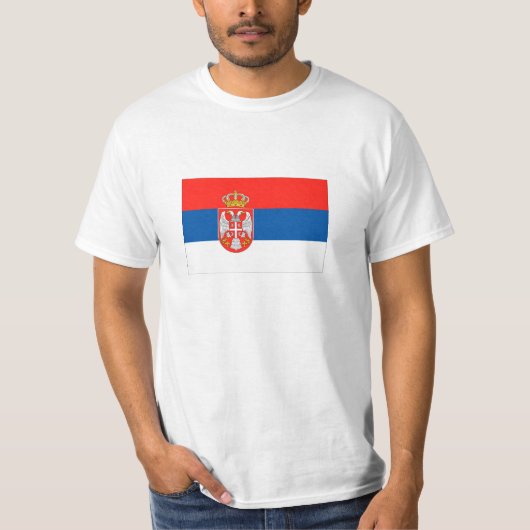Servische vlag t-shirt (Voorkant)