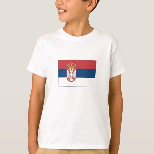 Servische vlag t-shirt (Voorkant)
