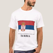 Servische vlag t-shirt (Voorkant)