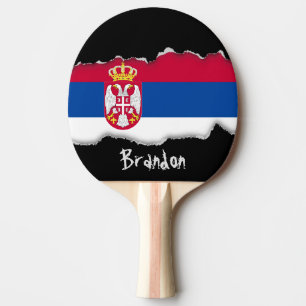 Servische vlag tafeltennisbatje