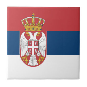 Servische vlag tegeltje