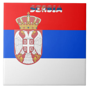Servische vlag tegeltje