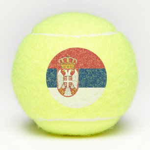 Servische vlag tennisballen