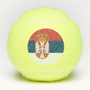 Servische vlag tennisballen