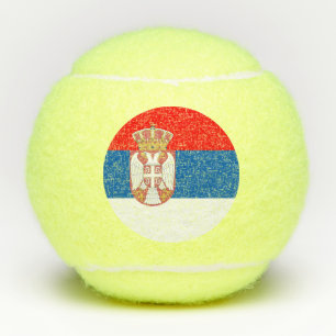 Servische vlag tennisballen