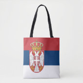 Servische vlag tote bag (Voorkant)