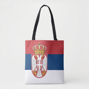 Servische vlag tote bag