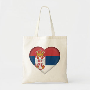 Servische vlag tote bag