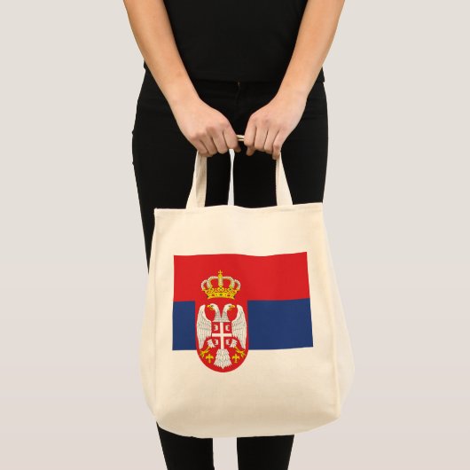 Servische vlag tote bag (Voorkant (product))