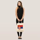 Servische vlag tote bag (Voorkant (model))