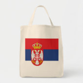 Servische vlag tote bag (Voorkant)