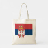 Servische vlag tote bag (Achterkant)