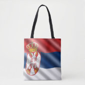 Servische vlag tote bag (Voorkant)