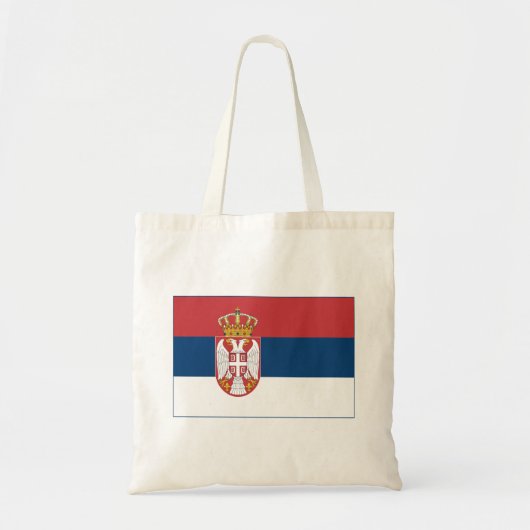 Servische vlag tote bag (Voorkant)