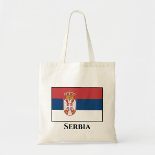 Servische vlag tote bag