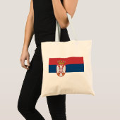 Servische vlag tote bag (Voorkant (product))