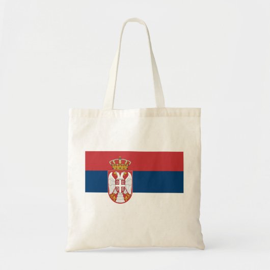 Servische vlag tote bag (Voorkant)