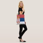 Servische vlag tote bag (Op model)