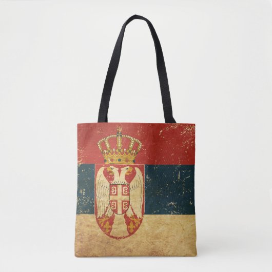 Servische vlag tote bag (Voorkant)