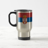 Servische vlag Travel Mug Reisbeker (Links)