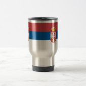 Servische vlag Travel Mug Reisbeker (Center)