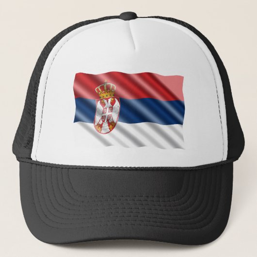 Servische vlag trucker pet (Voorkant)