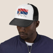 Servische vlag trucker pet (In situ)