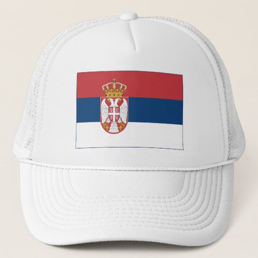 Servische vlag trucker pet (Voorkant)