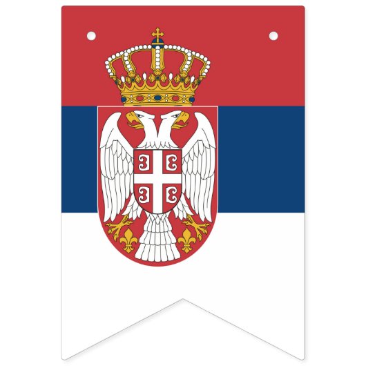 Servische vlag vlaggetjes (Tweede vlag)