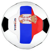Servische vlag voetbal (Gedraaid)