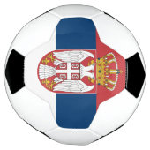 Servische vlag voetbal (Gedraaid)
