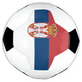 Servische vlag voetbal (Gedraaid)