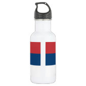 Servische vlag waterfles  (Achterkant)