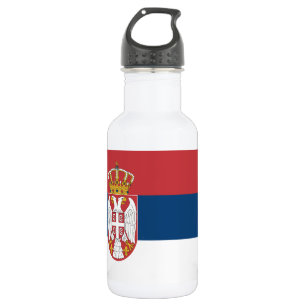 Servische vlag waterfles 