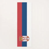 Servische vlag yogamat (Achterkant)