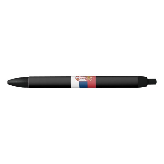 Servische vlag zwarte inkt pen (Voorkant)