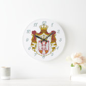 Servische wapenschild grote klok (Huis)