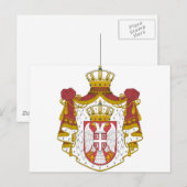 Servische wapenstilstand briefkaart (Voorkant / Achterkant)