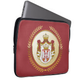 Servische wapenstilstand laptop sleeve (Voorkant Rechts)
