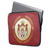 Servische wapenstilstand laptop sleeve (Voorkant Links)