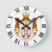 Servische wapenstilstand ronde klok (Voorkant)