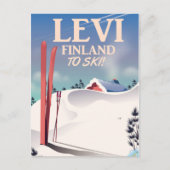 Servisposter Levi, Finland Briefkaart (Voorkant)