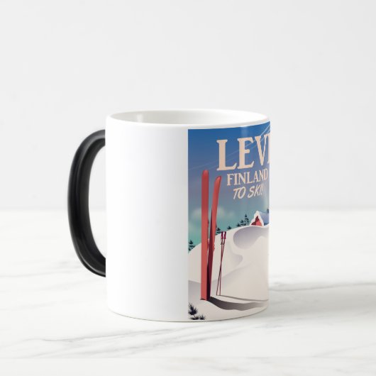 Servisposter Levi, Finland Magische Mok (Voorkant links)