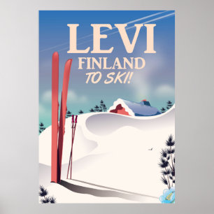 Servisposter Levi, Finland Poster