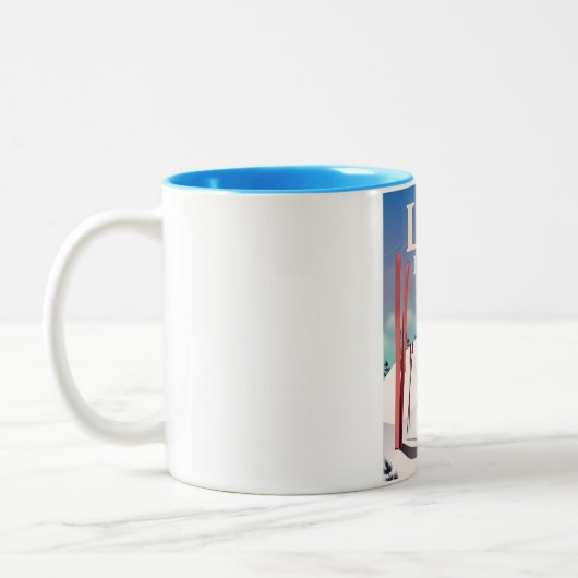 Servisposter Levi, Finland Tweekleurige Koffiemok (Links)