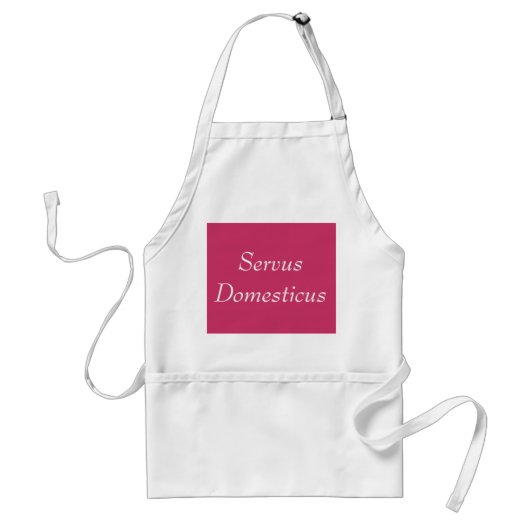 Servus Domesticus Apron Standaard Schort (Voorkant)